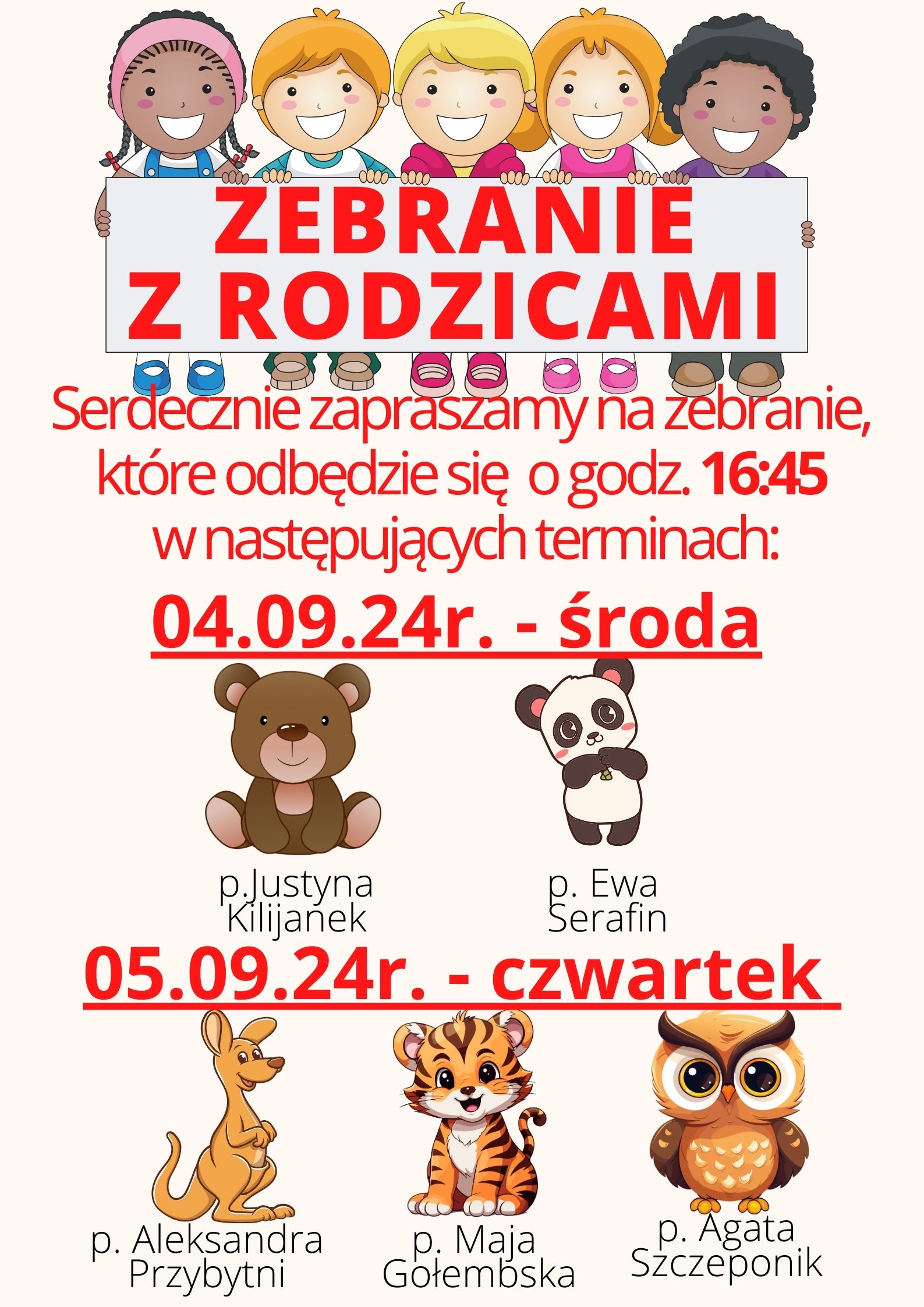 Recznie Rysowane Klasa Zasady Plakat1