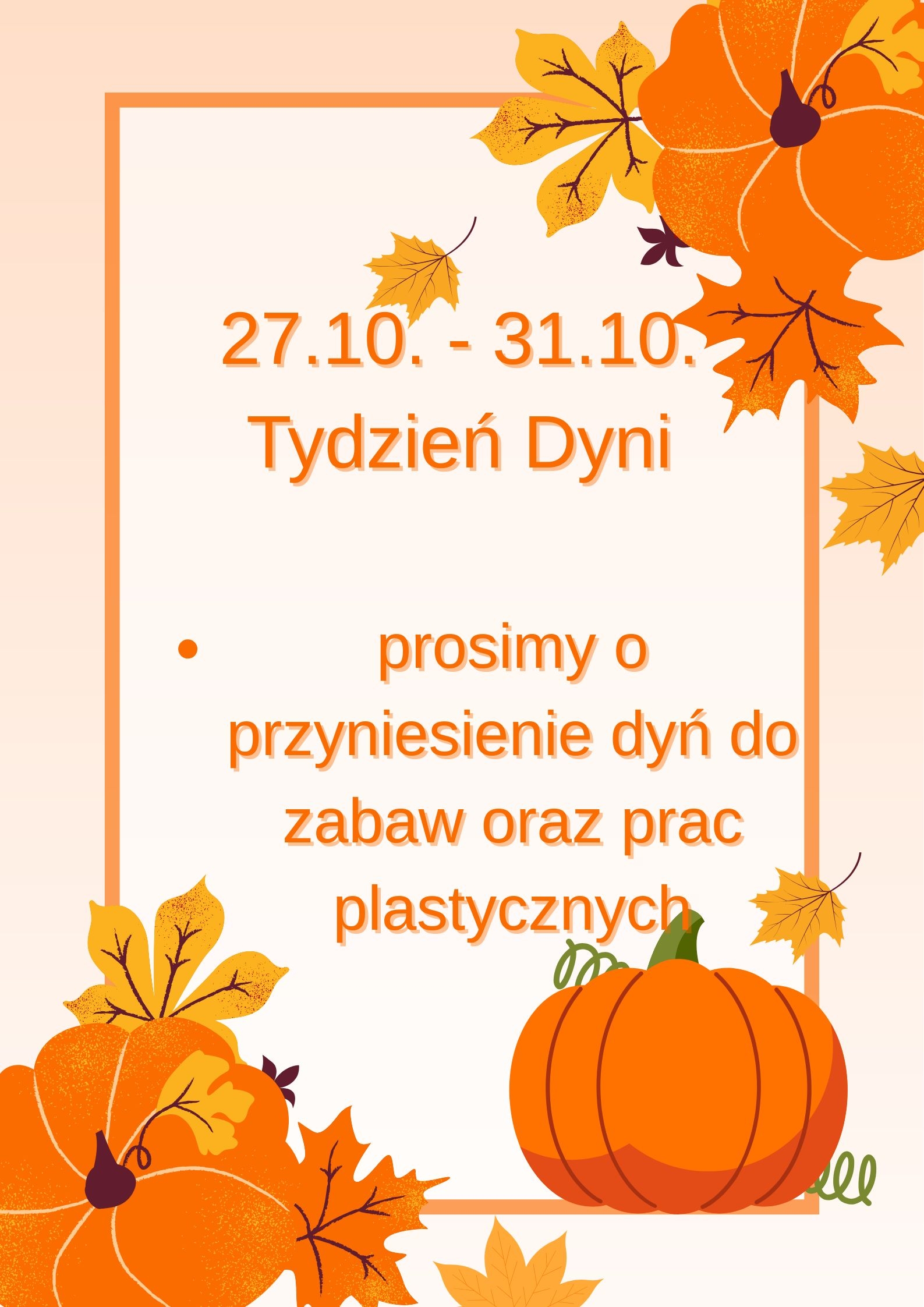 plakat tydzien dyni
